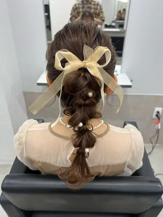 セミロング maya レイヤーカットのヘアスタイル