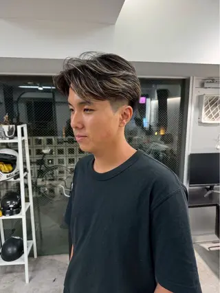 ショート カラー メンズ INTRO SHIBUYA by Fi-Ne所属・💈メンズフェード 特化DAIYA💈のヘアスタイル