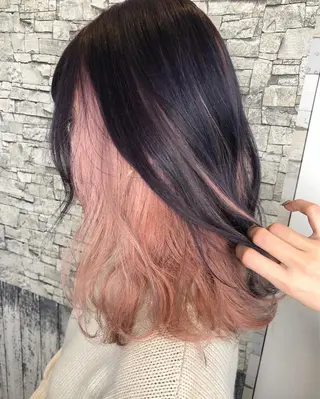 セミロング L'wis所属・🪄🫧ハイトーン/ 乙津茜🐰L'wisのヘアスタイル