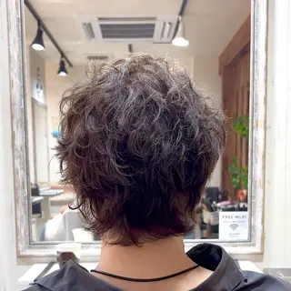 ミディアム パーマ メンズ 💥桜木町メンズ特化 💥ルキのヘアスタイル