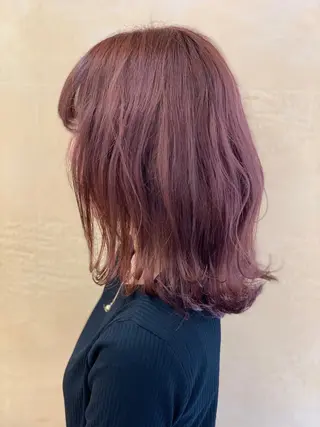 ミディアム カラー 髪質改善美容室Lust所属・美容室Lust💚 嶋崎 鷹のヘアスタイル