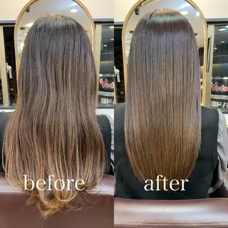 ロング カラー レイヤーカット ✨️進藤ひかりのヘアスタイル