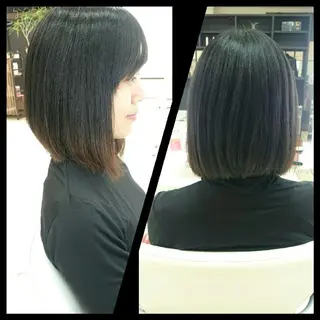 ミディアム キンジョウ エナミのヘアスタイル