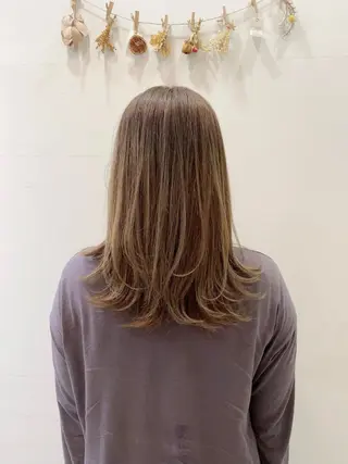 ロング カラー ノーブル美容室イオン高橋店所属・鈴木 純子のヘアスタイル