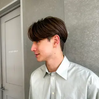 ショート 縮毛矯正/レイヤー/ 髪質改善/龍之介のヘアスタイル