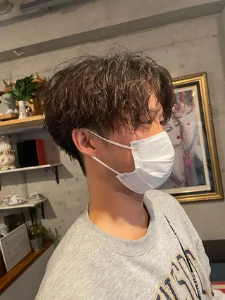 メンズ フリーランスシェアサロンルレイル所属・心斎橋/メンズ /ルレイル/地形真希のヘアスタイル