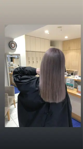 セミロング ✨パーマ×ハイトーン Futo✨のヘアスタイル