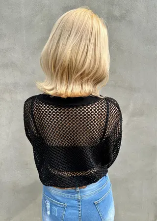 ミディアム Londideal 高橋ヒロシのヘアスタイル