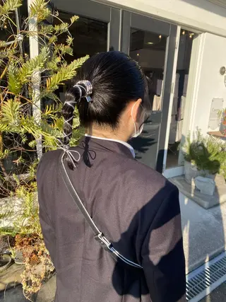 ヘアアレンジ レイヤーカット/ ダブルカラー/櫻井のヘアスタイル