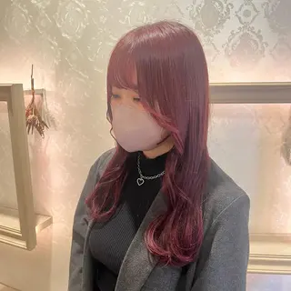 セミロング カラー SALOWIN川崎WEST店所属・🌷川崎/アレンジ/ 暖色ボブ/コトネ🌷のヘアスタイル