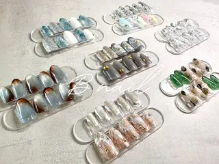 ネイル 【B.nail】名古屋志賀本通-フィルイン/ニュアンス/定額/長さだし-所属・橋立 敬子のネイルデザイン