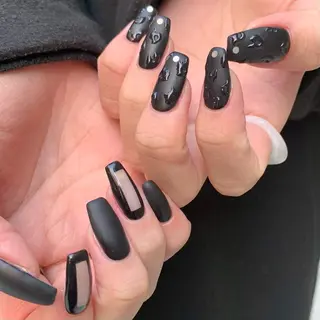 ネイル kana/モード ・グランジ໒꒱のネイルデザイン