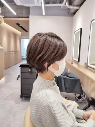 ショート Lond profil 浦和所属・【似合わせ・レイヤー ・パーマ】海気のヘアスタイル