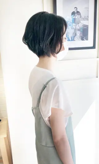 ショート 🌿ダブルカラー/ 明大前/中村渓太のヘアスタイル