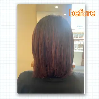 ミディアム アミーベル🧸🧡 本店✂️しおりのヘアスタイル