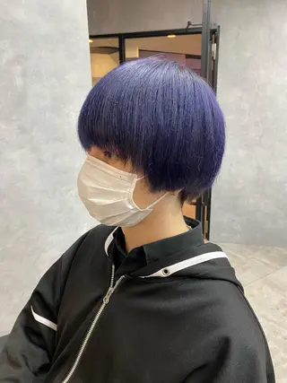 ショート カラー メンズ ツイストスパイラル/ メンズ特化/中川誠也のヘアスタイル