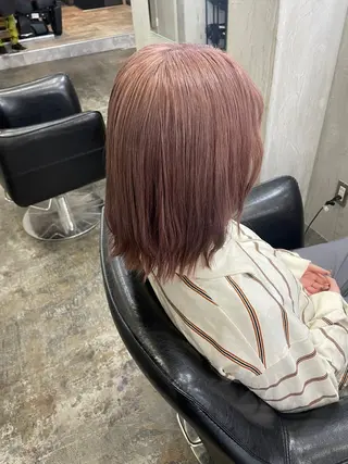 ミディアム MaisonHALU さくらのヘアスタイル
