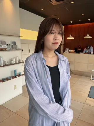 カラー リリカ🐈‍⬛ブリー チカラー/上永谷のヘアスタイル