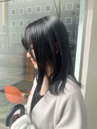 セミロング ベルベチカ所属・市村 花奈のヘアスタイル