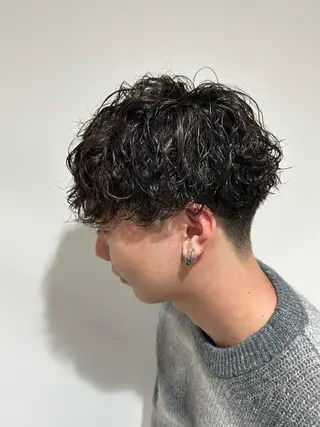 パーマ メンズ 高田 さくらのヘアスタイル