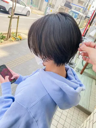 ショート カラー 韓国風デザイン 💐MIZUKI💐のヘアスタイル