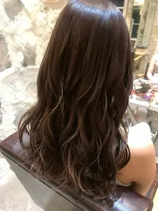 ロング カラー AUBE hair ales福岡平尾店所属・塚本 昂のヘアスタイル