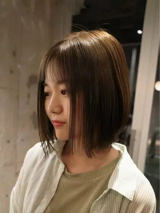 ミディアム カラー piilo /佐田國 友真のヘアスタイル
