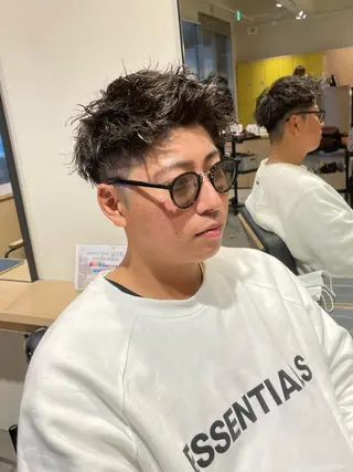 パーマ メンズ Le'a所属・渋谷/フェード/ 國分 翔のヘアスタイル