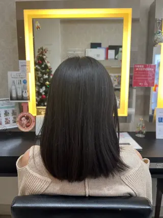 ミディアム 美髪矯正✨美髪特化 /新井優馬のヘアスタイル