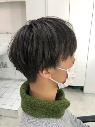 ショート カラー パーマ メンズ GRAND OMOTESANDOのヘアスタイル
