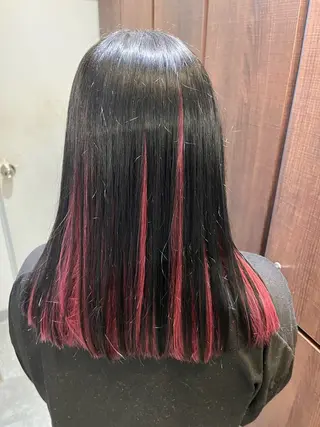 セミロング カラー 🖤 tsubura🖤のヘアスタイル
