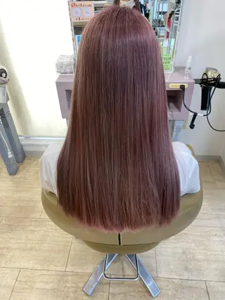 ロング 内田 遥香のヘアスタイル