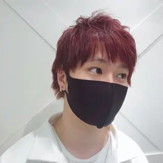 ショート カラー メンズ 🌺ウルフカット職人 新垣渚🐺のヘアスタイル