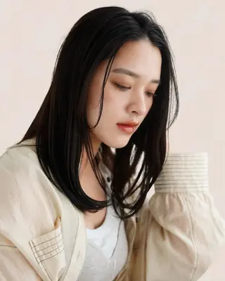 セミロング カラー 銀座⚜️【脱白髪染め 美髪矯正】トグチのヘアスタイル