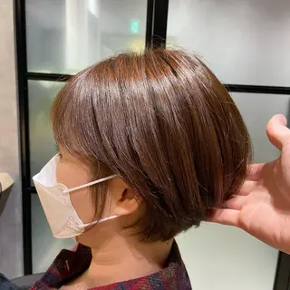 ショート カラー ツバサ 髪質改善のヘアスタイル