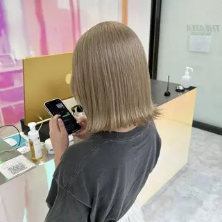 カラー 透明感ハイトーン☁️ 斗和🫧天神のヘアスタイル