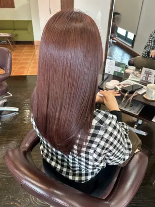 セミロング 康本 将輝のヘアスタイル