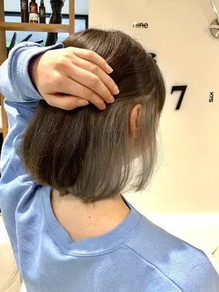 ミディアム カラー 松吉 純平のヘアスタイル