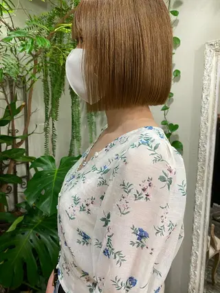ショート なぎ🌿.∘[ボブ, ニュアンスカラー]のヘアスタイル