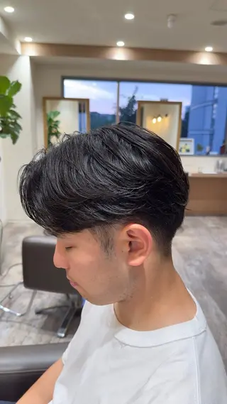 パーマ 【メンズパーマ】比嘉 啓人のヘアスタイル