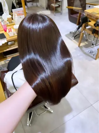 セミロング 韓国ヘア×髪質改善 /yoshikaのヘアスタイル