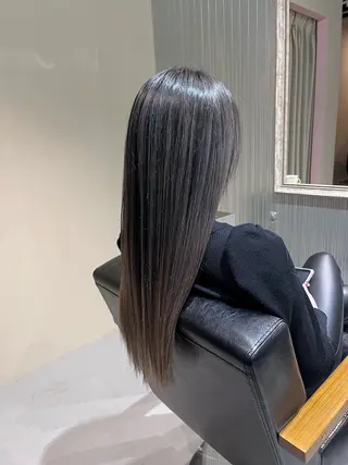 ロング カラー KIZU 髪質改善 オカルト怪談のヘアスタイル