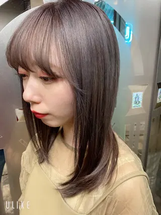 ミディアム カラー ヘアアレンジ Ameri/髪質改善 /韓国ヘア🇰🇷のヘアスタイル