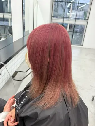 ミディアム カラー 🌟ゆりあ🌟 JILLSTUDIOのヘアスタイル