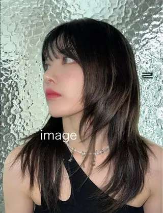 セミロング 原田 智行のヘアスタイル