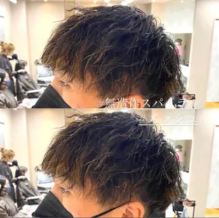 パーマ メンズ 心斎橋本町メンズ 美容師ユースケのヘアスタイル