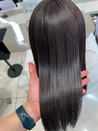 ロング 👑顔周り韓国風 レイヤーSHUTOのヘアスタイル