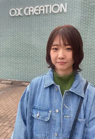 ミディアム カラー ヘアアレンジ OXCREATION Yukiのヘアスタイル