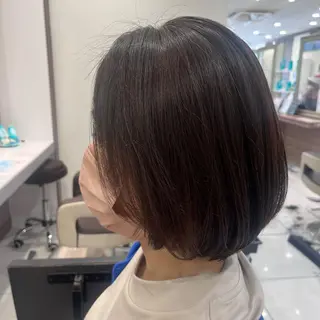 ショート パーマ ナチュラル暖色カラー 🤎 佐藤栞のヘアスタイル