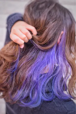 ミディアム カラー ハイトーンカラー RYUのヘアスタイル
